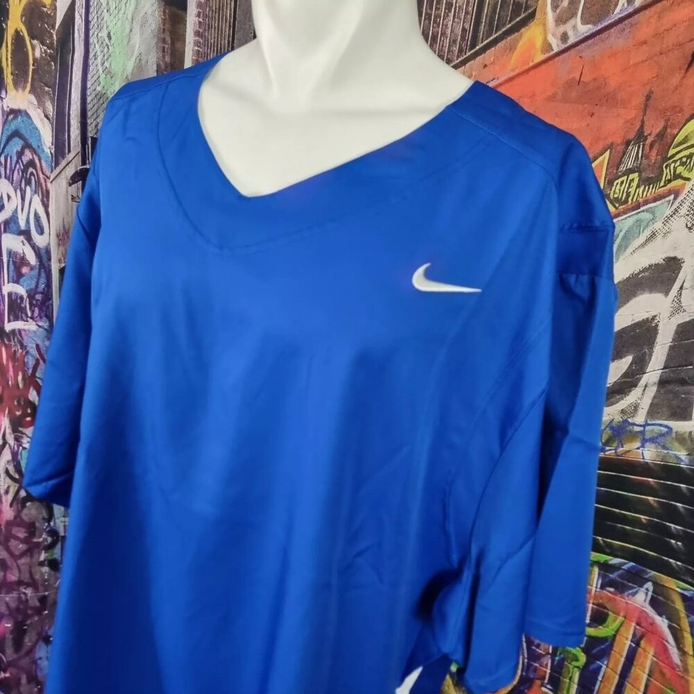 XS‎ NIke Dry-Fit Royal Team Untouchable Speed Lacrosse Jersey T-Shirt Men's Blue